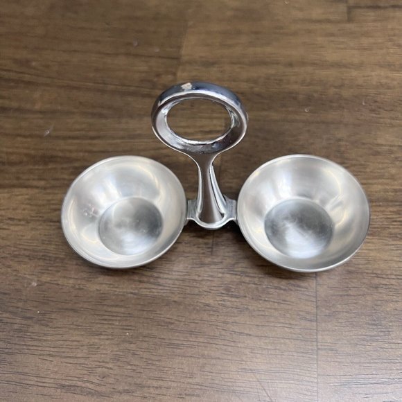 Vintage WMF Menage Salt & Pepper WMF Cromargan Made IN Germany Base Only - Picture 2 of 6